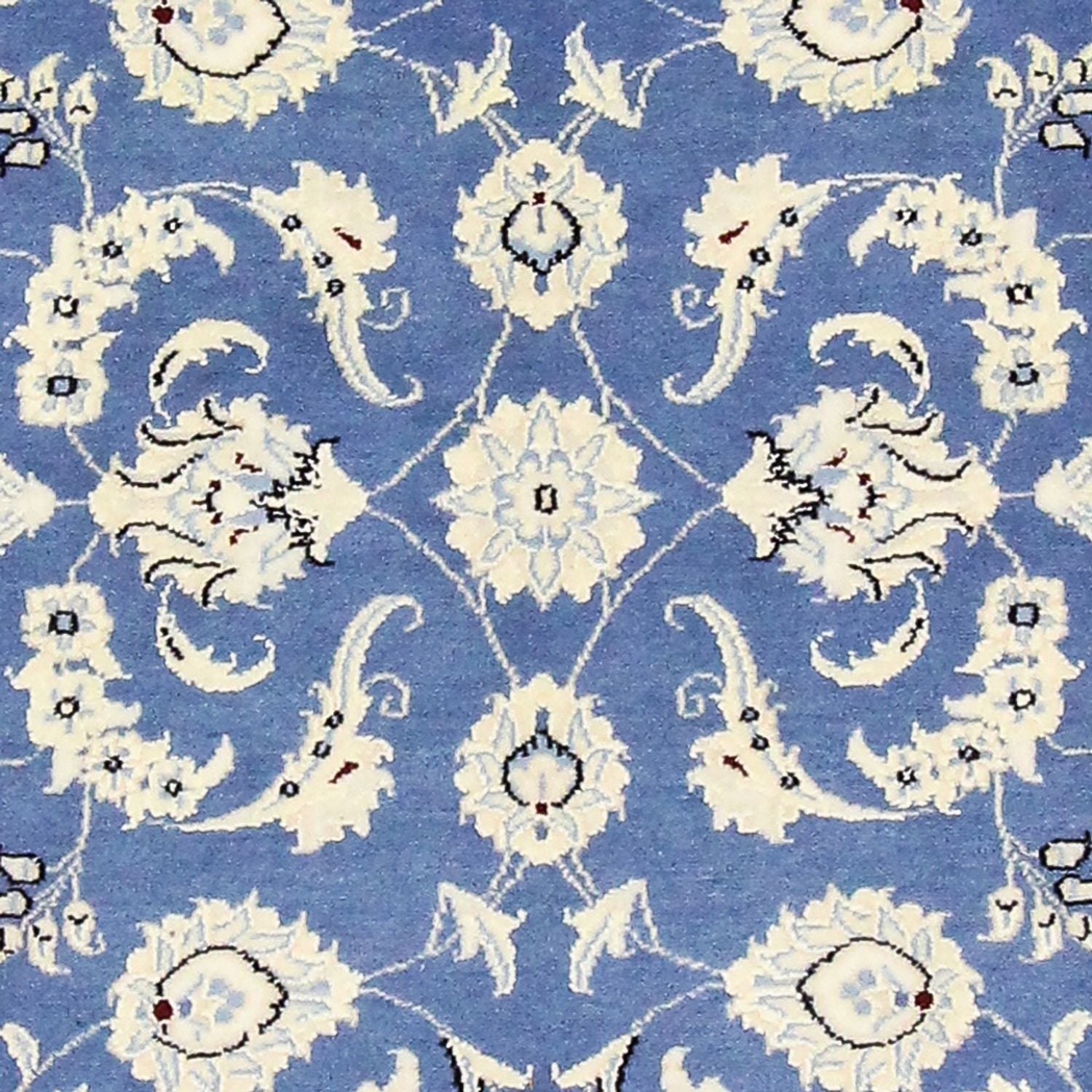 Alfombra de pasillo Alfombra Persa - Nain - Real - 207 x 69 cm - azul