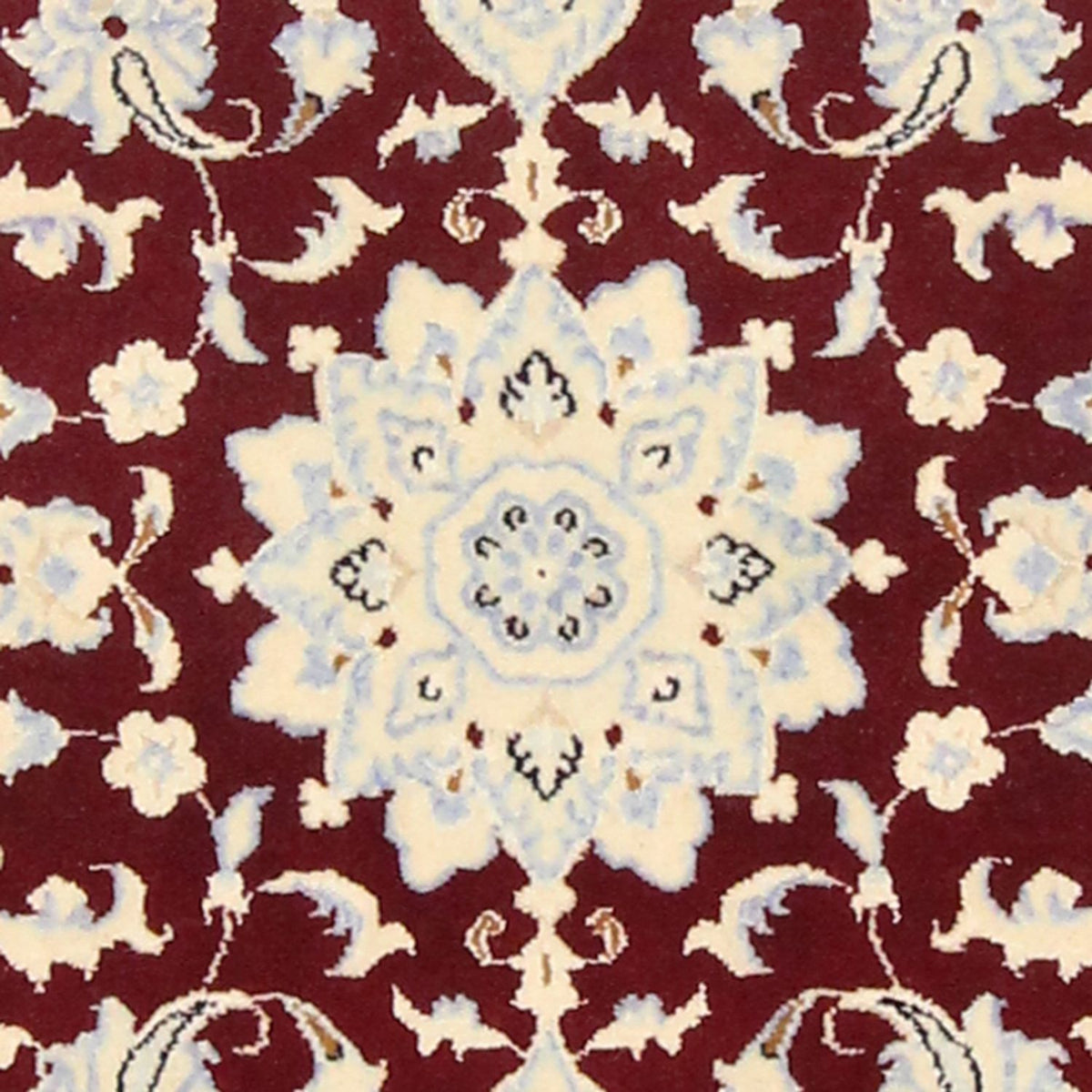 Alfombra Persa - Nain - Real - 90 x 60 cm - rojo