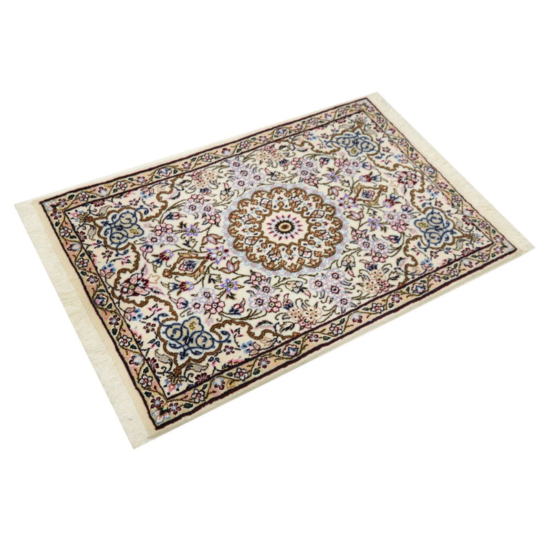 Alfombra Persa - Nain - Real - 90 x 60 cm - beige