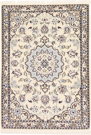 Alfombra Persa - Nain - Real - 97 x 70 cm - beige
