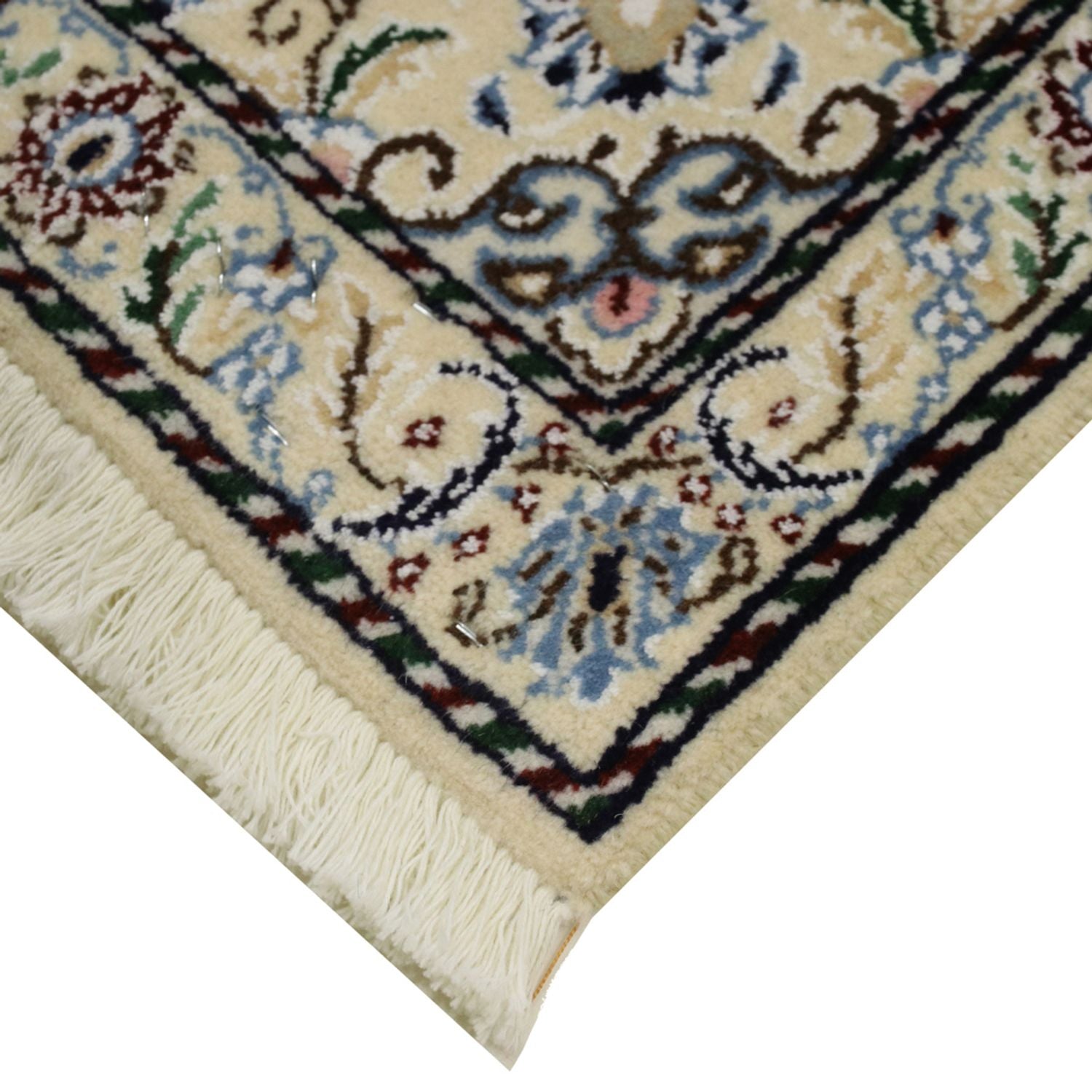 Alfombra Persa - Nain - Real - 90 x 60 cm - beige