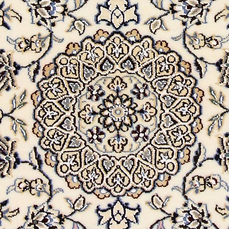 Alfombra Persa - Nain - Real - 92 x 64 cm - crema