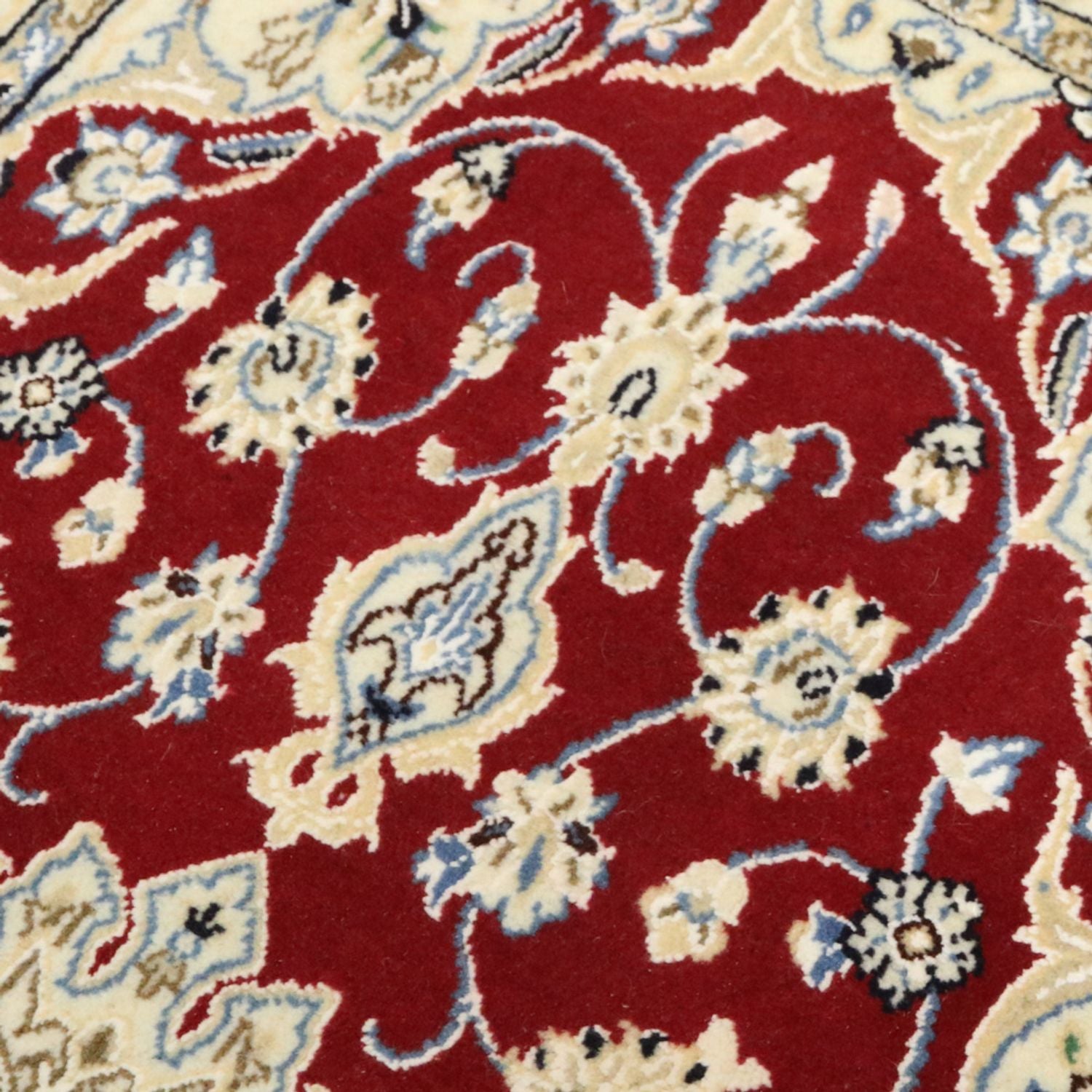 Alfombra Persa - Nain - Real - 90 x 60 cm - rojo