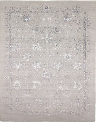 Alfombra de diseño - 305 x 244 cm - plata