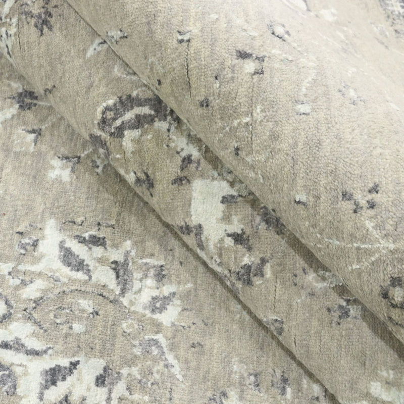Alfombra de diseño - 305 x 244 cm - plata