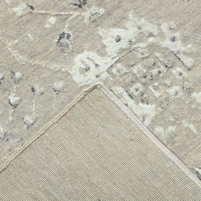 Alfombra de diseño - 305 x 244 cm - plata