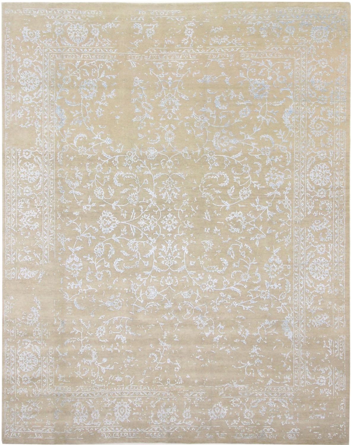 Alfombra de diseño - 306 x 243 cm - azul claro