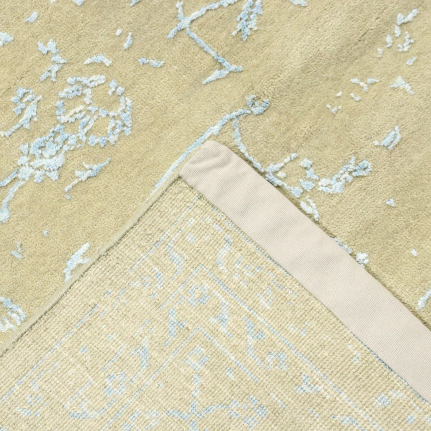 Alfombra de diseño - 306 x 243 cm - azul claro