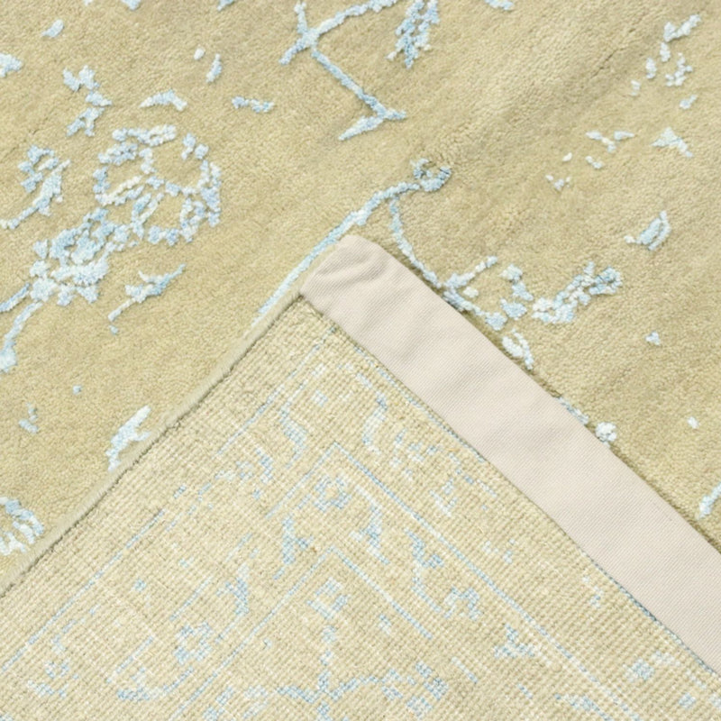 Alfombra de diseño - 306 x 243 cm - azul claro