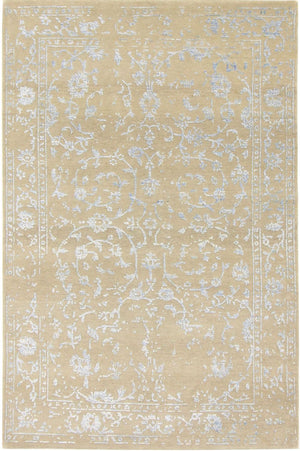 Alfombra de diseño - 182 x 119 cm - azul claro