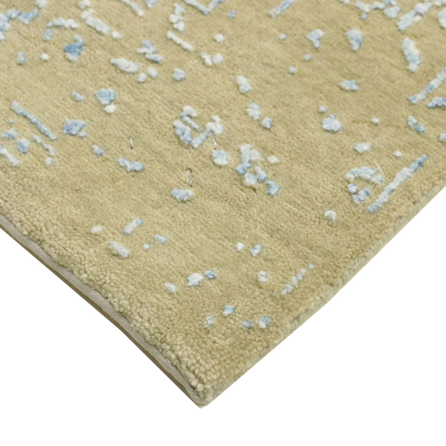 Alfombra de diseño - 182 x 119 cm - azul claro