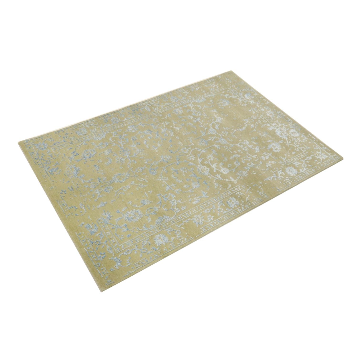 Alfombra de diseño - 182 x 119 cm - azul claro