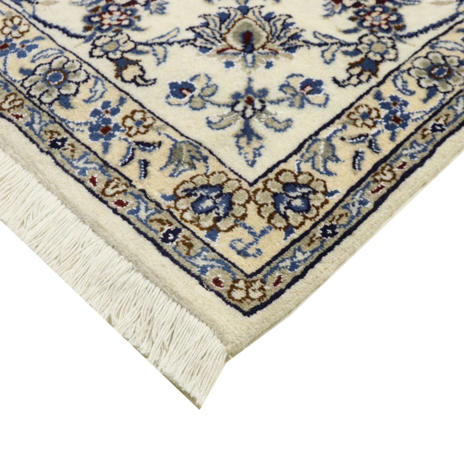 Alfombra persa - Nain - 297 x 240 cm - azul oscuro
