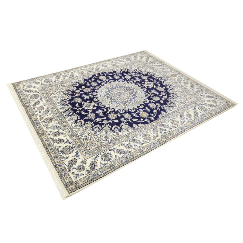 Alfombra persa - Nain - 297 x 240 cm - azul oscuro