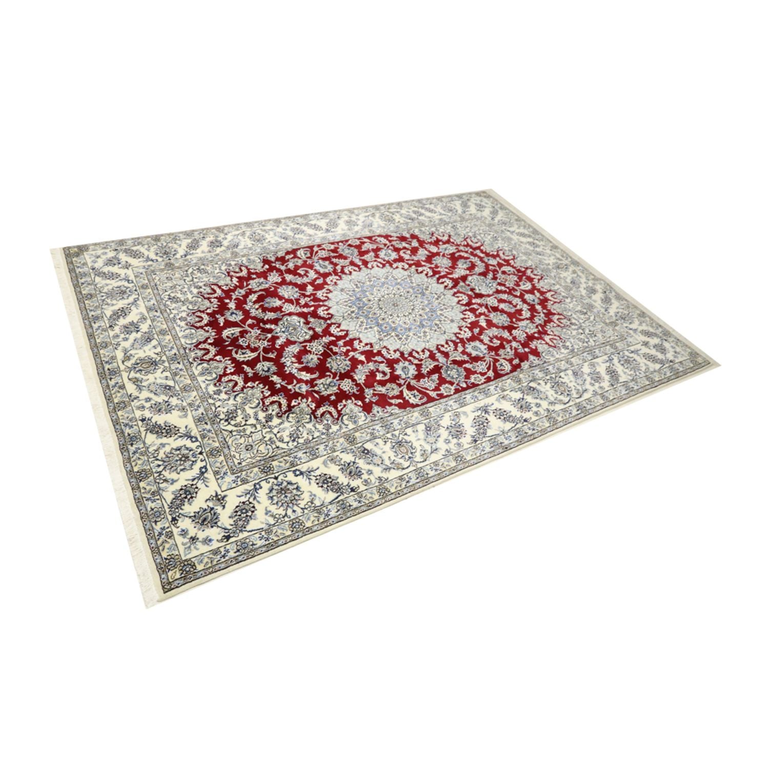 Alfombra persa - Nain - 346 x 246 cm - rojo