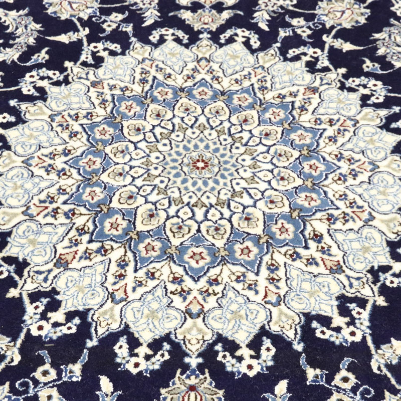 Alfombra persa - Nain - 344 x 246 cm - azul oscuro
