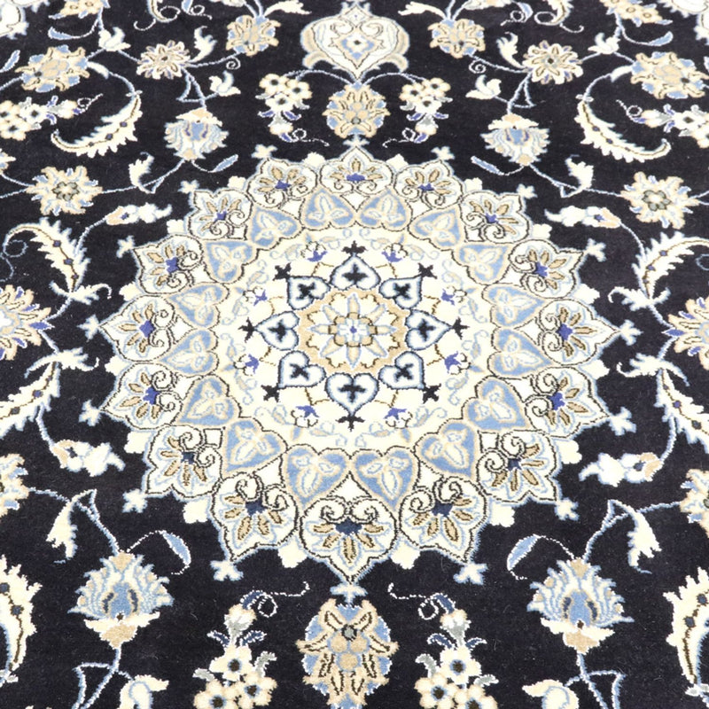Alfombra persa - Nain - 294 x 195 cm - azul oscuro