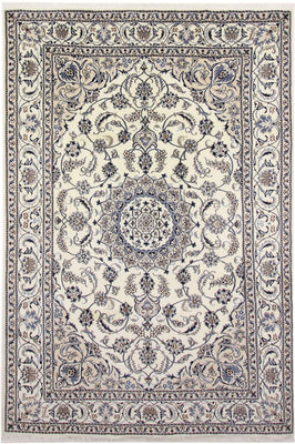 Alfombra persa - Nain - 286 x 193 cm - crema
