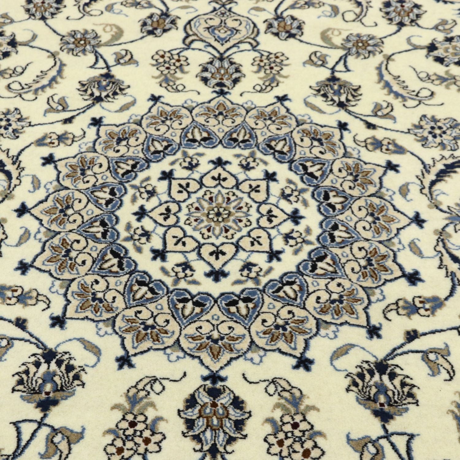 Alfombra persa - Nain - 286 x 193 cm - crema