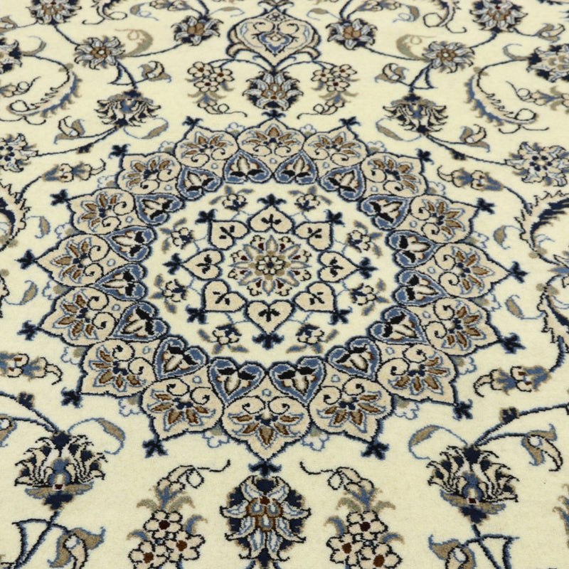 Alfombra persa - Nain - 286 x 193 cm - crema