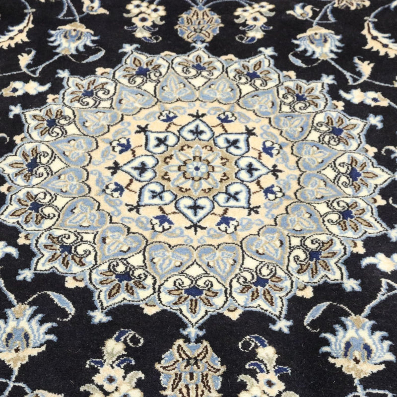 Alfombra persa - Nain - 294 x 194 cm - azul oscuro