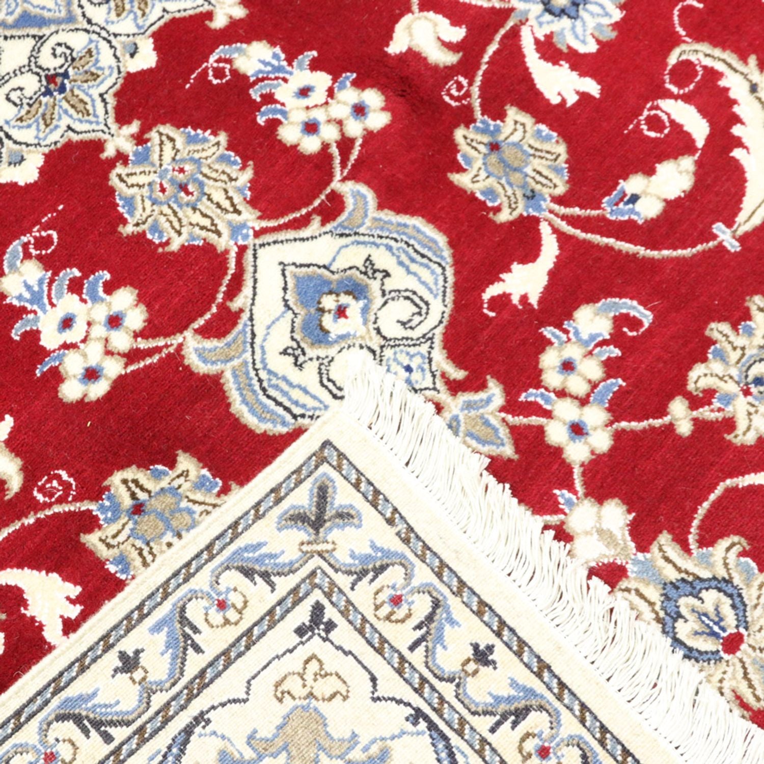 Alfombra persa - Nain - 292 x 194 cm - rojo