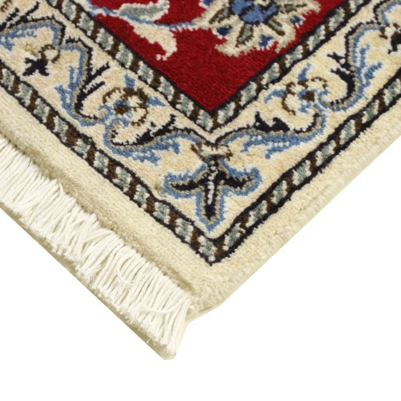 Alfombra de pasillo Alfombra persa - Nain - 390 x 78 cm - rojo