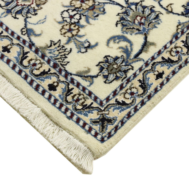 Alfombra de pasillo Alfombra persa - Nain - 386 x 82 cm - crema