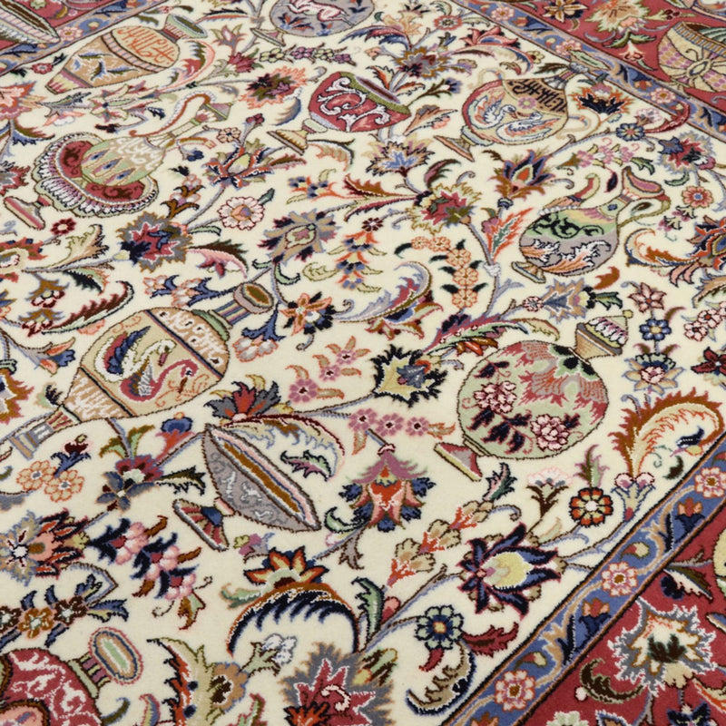 Alfombra persa - Clásica - 305 x 200 cm - crema