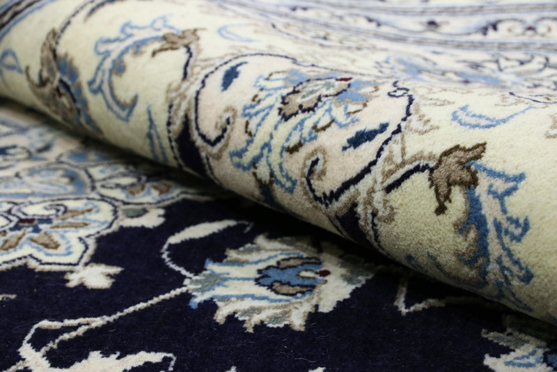 Perserteppich - Nain - Royal - 309 x 201 cm - dunkelblau