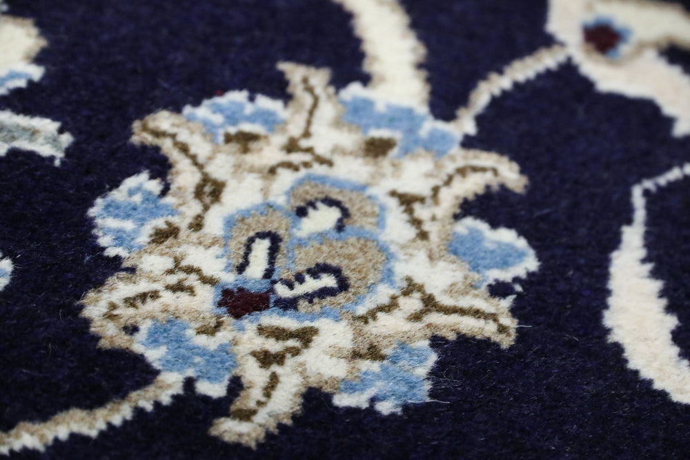 Perserteppich - Nain - Royal - 309 x 201 cm - dunkelblau