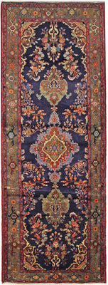 Läufer Perser - Classic - 324 x 122 cm - dunkelblau