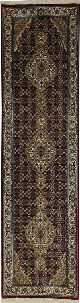 Läufer Orient - Täbriz - 302 x 80 cm - dunkelbeige