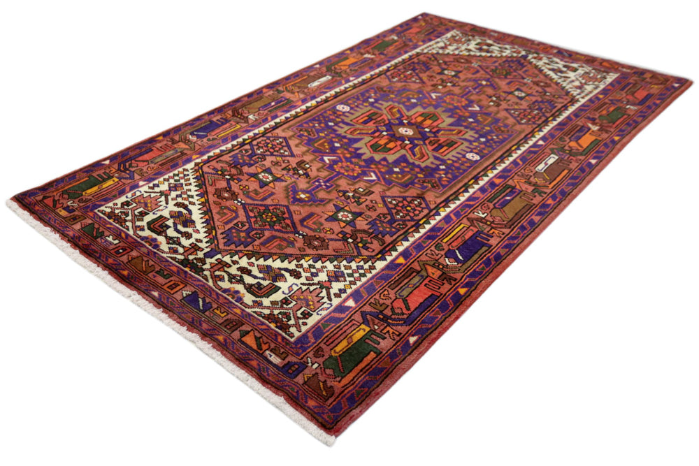 Perserteppich - Nomadic - 215 x 130 cm - rost