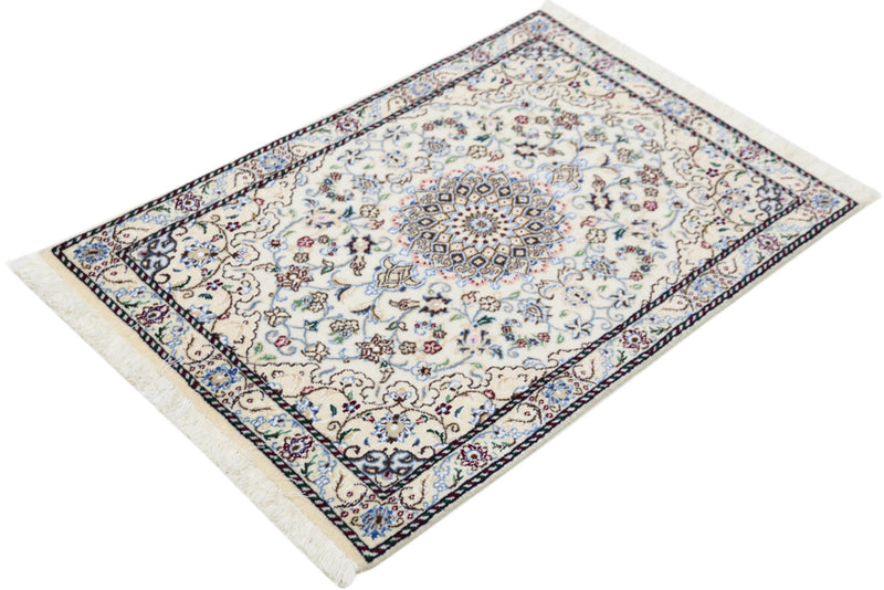 Perserteppich - Nain - 90 x 60 cm - creme