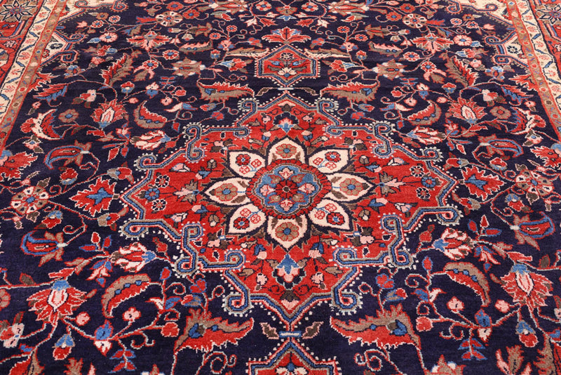 Perserteppich - Nomadic - 350 x 215 cm - dunkelrot