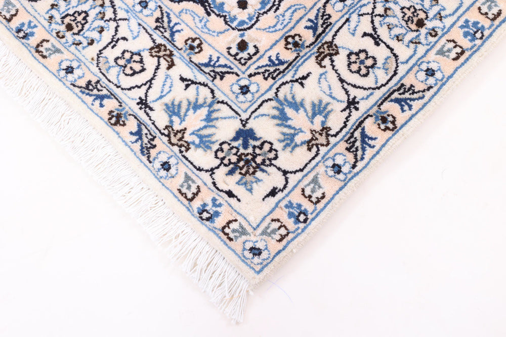 Perserteppich - Nain - 211 x 122 cm - blau