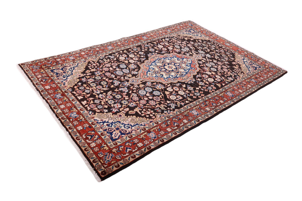 Perserteppich - Nomadic - 210 x 135 cm - dunkelrot