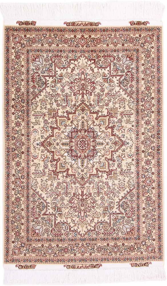 Perserteppich - Täbriz - Royal - 160 x 100 cm - hellbeige