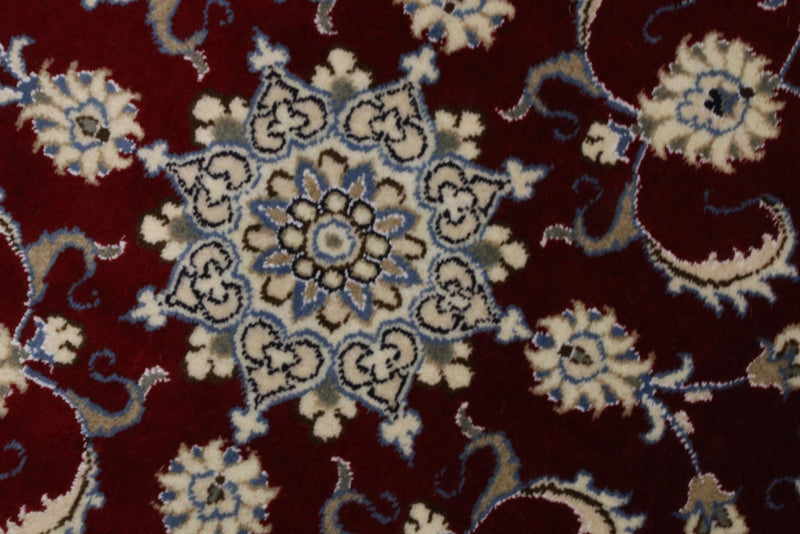 Läufer Perser - Nain - 100 x 100 cm - rot