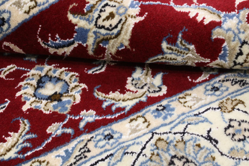 Perserteppich - Nain - 195 x 118 cm - rot