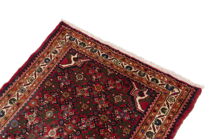 Perserteppich - Nomadic - 157 x 95 cm - dunkelrot