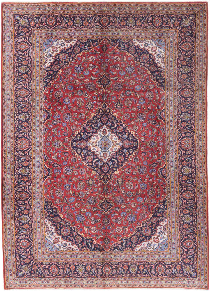 Perserteppich - Keshan - 350 x 252 cm - rot