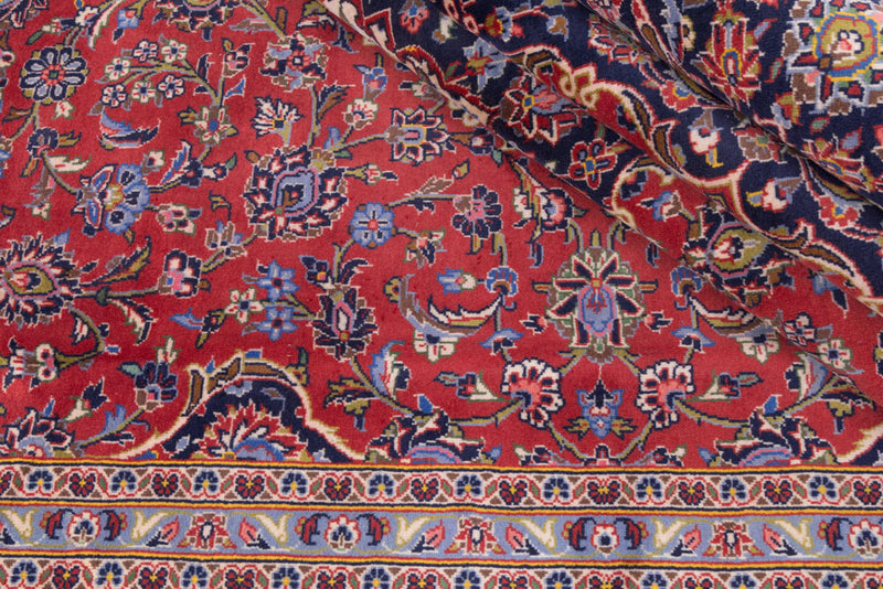 Perserteppich - Keshan - 350 x 252 cm - rot