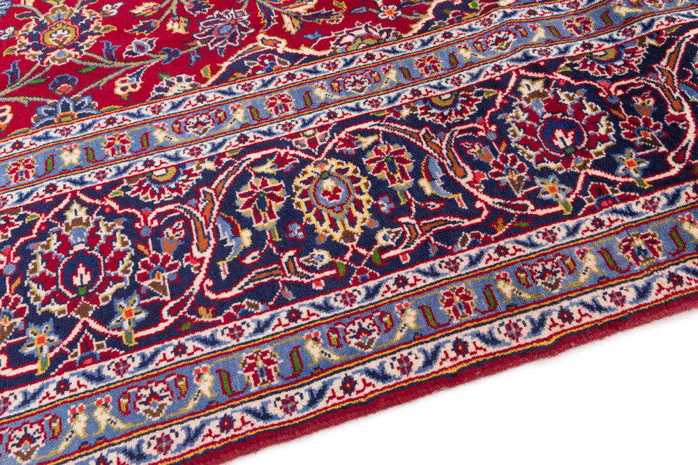 Perserteppich - Keshan - 345 x 233 cm - rot