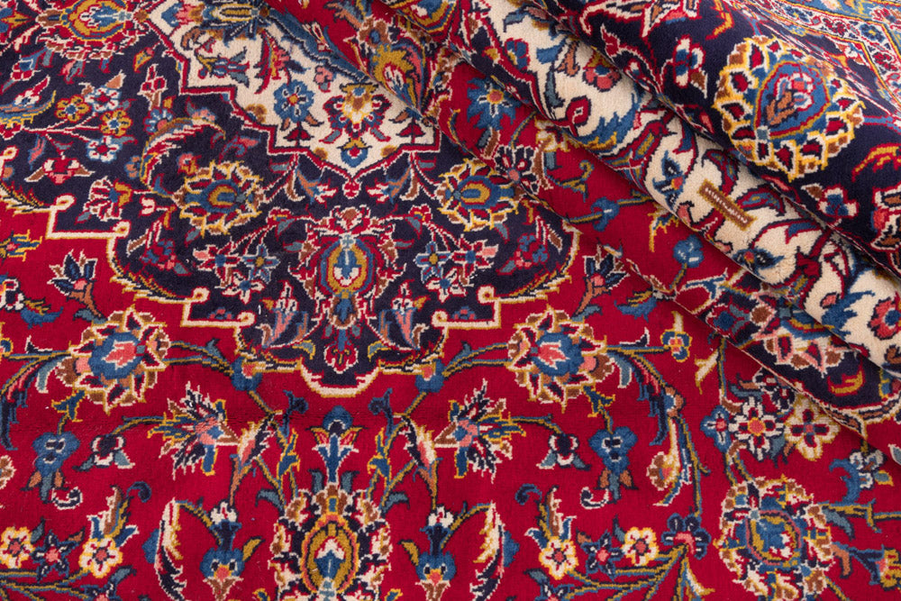 Perserteppich - Keshan - 420 x 305 cm - rot
