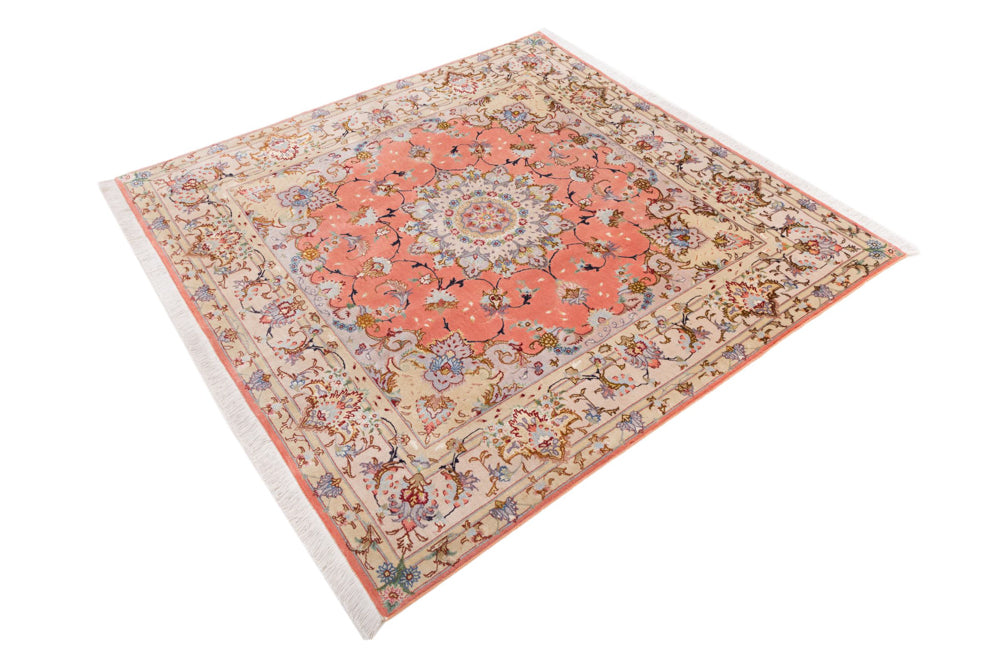 Tabriz - 50 Raj Alfombra 153x153cm - Alfombra persa