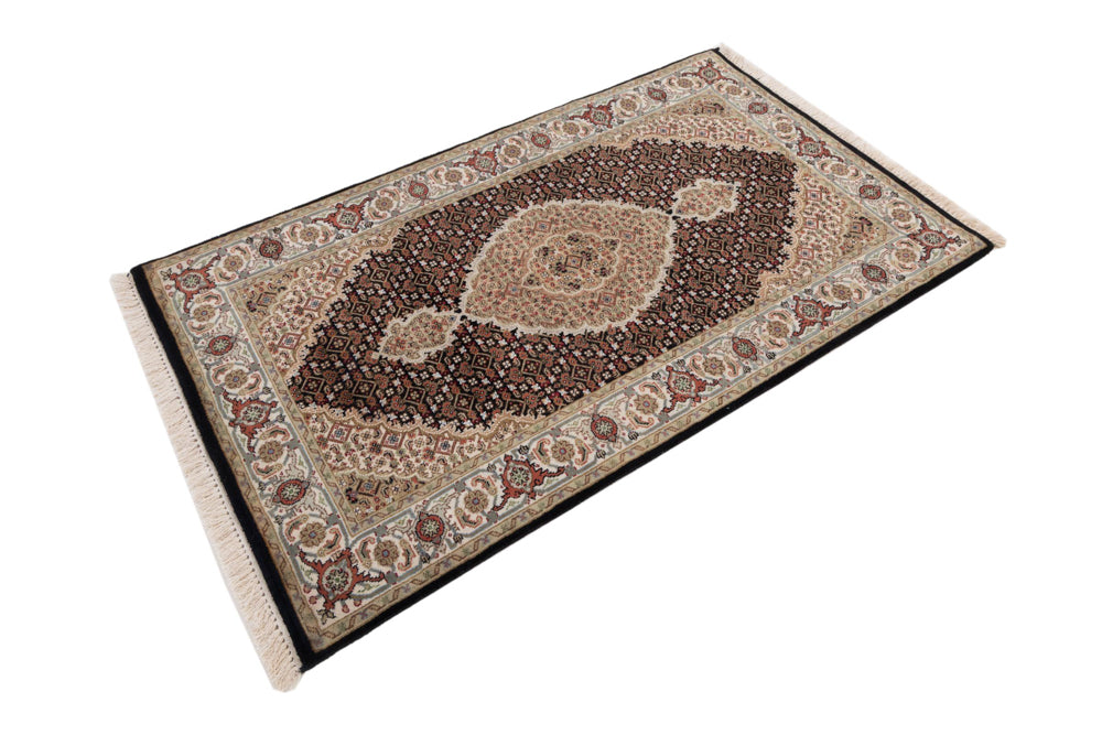 Tabriz Indo Alfombra 155x95cm - Alfombra oriental