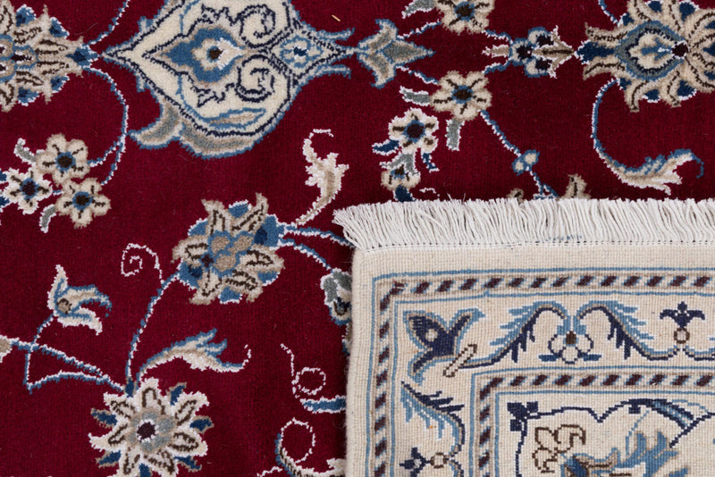 Perserteppich - Nain - 293 x 198 cm - rot