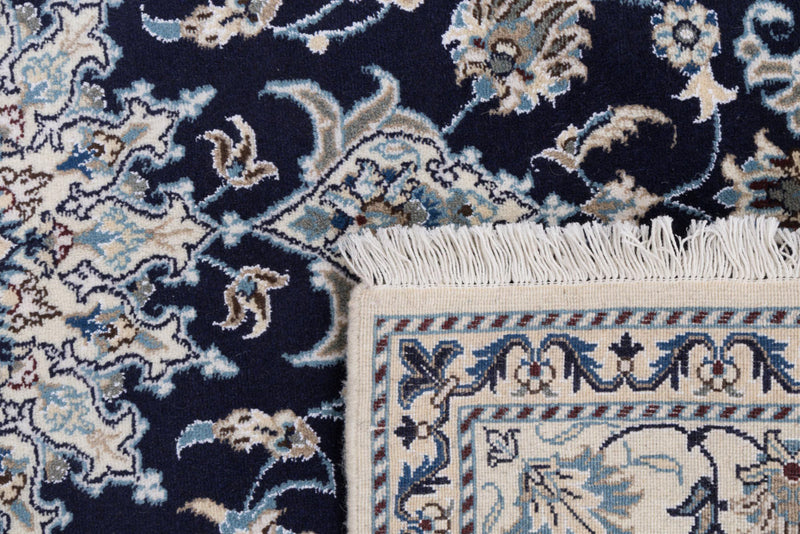 Perserteppich - Nain - 200 x 148 cm - dunkelblau